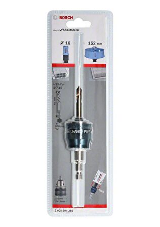 Bosch PC Plus Adaptör Ø8.7mm HSS-Co 65mm Merkezleme Uç 2608594256